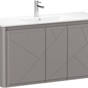 Тумба под раковину Allen Brau Paris 120 1.360004.PGM платина матовый