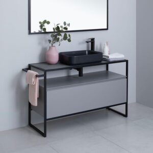 Тумба под раковину Allen Brau Priority 120 1.31004.PGM платина матовый