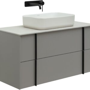 Тумба под раковину Allen Brau Reality 100 1.32007.PGM платина матовый