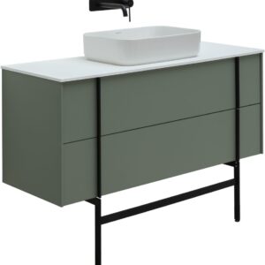 Тумба под раковину Allen Brau Reality 120 1.32008.CGM олива матовый