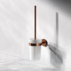 A85A33344 X-Joy, Стойка с туалетной щеткой, роз. золото