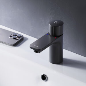 F85A02522_xxx X-Joy TouchReel смеситель д/умывальника, чёрный, шт.