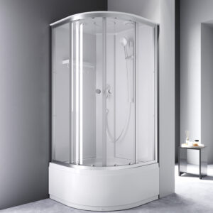 W94C-401A-090MT X-Joy Deep кабина душевая 90x90, 1/4 круга, профиль мат.хром, стекло прозрачное