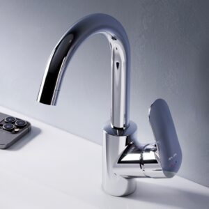 F8002700 Like, смеситель для умывальника с поворотным изливом, хром, шт.