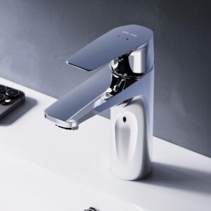 F90A82100 Gem, смеситель для умывальника излив 99 мм с д/к , хром, шт