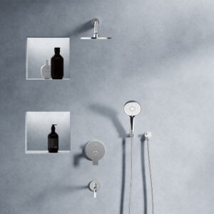 947510000 Apollo встраиваемая душевая система с ванно-душевым смесителем и изливом, хром