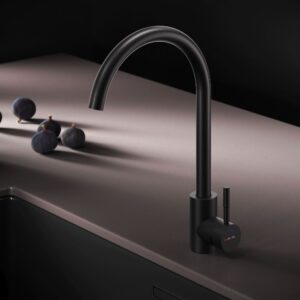 F85B07122 X-Joy S, смеситель для кухни с С-изливом, черный