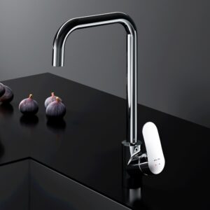 F8006000 Like, смеситель для кухни G-образный излив, хром, шт.