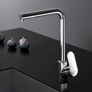 F8005000 Like, смеситель для кухни L-образный излив, хром, шт.