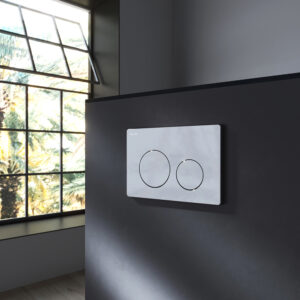 I090151 PrimeFit L, клавиша для инсталляции пластик, хром глянцевый