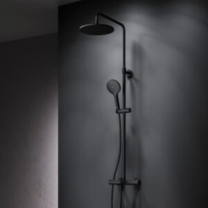 F0780522 Like душ.система, набор: смеситель д/ванны/душа с термостатом, верх.душ.d 220 мм, ручной ду