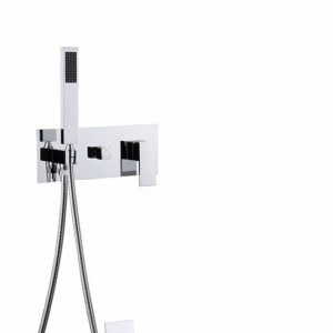 Душевая система ABBER Daheim AF8217 скрытого монтажа с изливом, хром