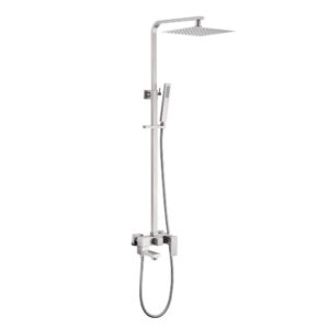 Душевая стойка ABBER Daheim AF8216SPL с изливом, сатин