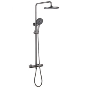 Душевая стойка ABBER Thermostat AF8516NGL с термостатом и изливом, никель