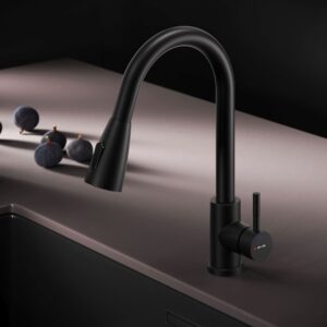 F85B07522 X-Joy S, смеситель для кухни с вытягивающимся изливом, черный