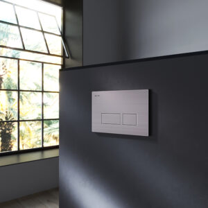 I047031 Pro S, клавиша для инсталляции пневматическая, пластик, матовый никель