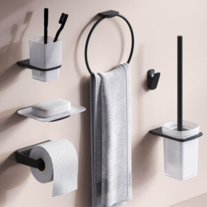 AK50D1206B Inspire V2.0 набор аксессуаров для зоны красоты и туалета, черный