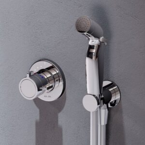 F0H85A400 X-Joy гигиенический набор для скрытого монтажа со встроенным смесителем для душа с ТМС
