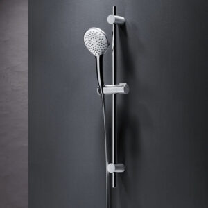 F0190000 Gem душ.комплект: ручн.душ 1 ф-ция d 110 мм, штанга 700, шланг 1 750 мм, хром, шт.