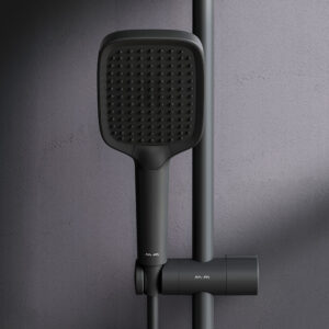 F028F022 Func Ручной душ 3 ф-ции 103х257мм, черный