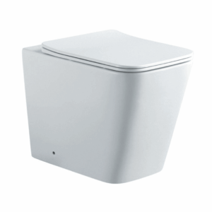 Унитаз напольный приставной безободковый AQUATEK ЛИБРА New AQ1908N-00 540*355*410 мм, горизонтальный выпуск, тонкое сиденье с механизмом плавного закрывания, крепеж