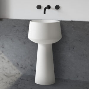 Раковина отдельностоящая ABBER Stein AS2508-H белая матовая