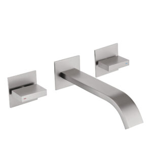 Смеситель ABBER Wasserfall AF8612SP для раковины скрытого монтажа, сатин