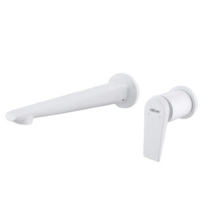 Смеситель ABBER Zeitlos AF8912W для раковины скрытого монтажа, белый матовый