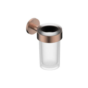 Стакан для зубных щеток с держателем ABBER Pol 316 AA1960BRG розовое золото брашированное